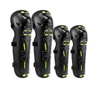 Murman 4pcs Vélo Genouillères Et Coudières Moto Adulte Avec Protège-Poignets Équipement De Protection Pour Adultes Hommes Sports De Plein Air Protection De Genouillères