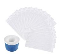 Murman Chaussettes De Skimmer De Piscine 15 Pièces Chaussette Filtre Piscine pour Panier Skimmer Piscines 22x13cm (Panier Non Inclus)