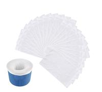 Murman Chaussettes De Skimmer De Piscine 20 Pièces Chaussette Filtre Piscine pour Panier Skimmer Piscines 22x13cm (Panier Non Inclus)