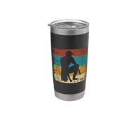 Murmel Jeu de billes de verre Gobelet isotherme en acier inoxydable double paroi