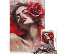 Murmure de Romance Puzzle de 1000 pièces pour Adultes Stimulation cérébrale Détente paisible Assemblage Solide (38x26cm)