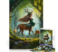 Murmures dans la forêt Sauvage Puzzle de 1000 pièces pour Adolescents Développe la logique et Offre Un Loisir agréable Assemblage précis Idée Cadeau de Noël (50x75cm)
