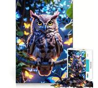 Murmures du Clair de Lune Puzzle de 1000 pièces Jeu de Concentration cérébrale Découpe Experte Artisanat Fascinant Passe-Temps captivant pour Les Moments de détente (50x75cm)