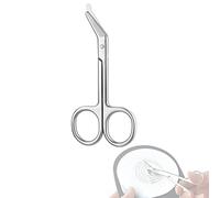 MUROCEA Ciseaux de poche de stomie - Ciseaux de poche avec pointe ronde émoussée pour soins de colostomie et d'iléostomie, en acier inoxydable, 11,2 cm de long, 1 pièce