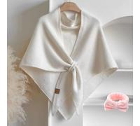 Murou Fashion Shawl,Knitted Shawls And Wraps for Women,Cardigan Cape Cashmere Shoulder,Women's Solid Color Scarf (#01)