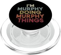 Murphy Name Murphy Personalized Name First Given PopSockets PopGrip pour MagSafe