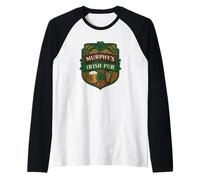 Murphy's Irish Pub St. Patrick's Day 2025 Trèfle Manche Raglan
