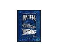 Murphy's Magic Supplies, Inc. Bicycle Back to the Future Jeu de cartes Bleu/argenté