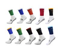 Murphy's Pro Mid Grip Socks Junior 3-5 Maroon/White 3-5 Maroon/White