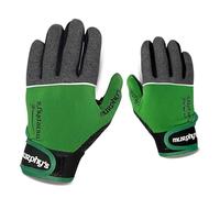 Murphys V2 Gants de Football gaélique pour Adulte, moufles en Latex de qualité supérieure, Fermeture Velcro Durable, Gris et Vert, 9, M