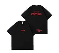 MURQ T-Shirt en Album RomanceUntold 2024 T-Shirts Imprimés T-Shirt Quotidien en Coton De Haute Qualité(Black,3XL)