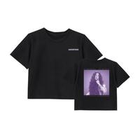 MURQ T-shirt JIS-O Album AMORTAGE T-shirt K-pop BLINK Support T-shirt en coton(B black,L)