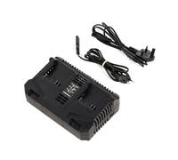 Murray Chargeur Double 20V MU-BAT-DC4A - Chargeur Rapide avec un Courant de Charge de 4A - 2 Ports USB-C, Affichage LED - incl. Prises EU & UK - Convient aux Batteries 20V