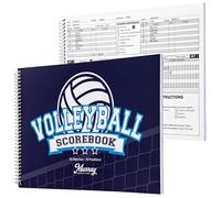 Murray Sporting Goods Livre de scores de volley-ball - 30 matchs - 20 positions | Livre de score pour statistiques - Jeunes, Little League, Adulte