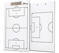 Murray Sporting Goods Porte-bloc double face effaçable à sec pour entraîneurs de football