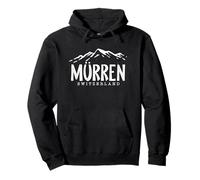 Murren Suisse Montagnes Skieurs suisses Ski Sweat à Capuche
