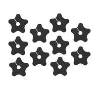 Murrommets Pour Câbles - 10pcs Cordon De Cordon De Passe Œillets | Cordons De Câble Grommet | Câbles Grommet | 10pcs Cable En Forme D'étoile En Silicone Passer | Solution De Gestion Du Cordn Mét