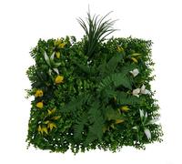 Murs de fleurs artificielles qui allient beauté et fonctionnalité dans n'importe quel environnement nécessitant plus d'intimité (D)