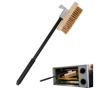 Murs de pizza - Brosse de nettoyage de grille, outil de nettoyage de four avec grattoir | Brosse de gril pour barbecue pour grill extérieur, nettoyage de cuisine portable