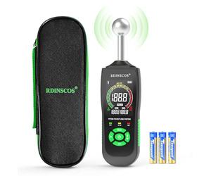 Murs Humidité Murs RDINSCOS Humidimètre Détecteurs Hygromètre Professionnel Sans Aiguille Avec Fonction D'alarme Analyse De Profondeur De 20-40 mm