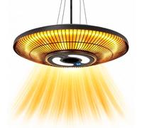 Mursche Chauffage infrarouge - Montage au plafond - Extérieur - 2000 W | Chauffage de terrasse infrarouge lumineux pour intérieur, terrasse, plafond, chauffage électrique, chauffage de terrasse