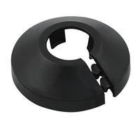 Murtenze Lot de 12 cache-tuyaux noirs décoratifs en plastique PP de 20 mm