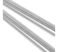 Murtenze Lot de 2 tiges filetées M6 x 250 mm en acier inoxydable 304 à filetage long à droite (argent)
