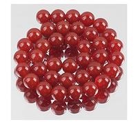 MURUI ZP AAA Pierre Naturelle Rouge Cornaline Agates Perle Ronde en Vrac Spacer Perles pour Les Bijoux Faire 6/8/1 0MM Bracelet Collier DIY 15 "Strand Y1212 (Item Diameter : 10mm 34-38pcs)