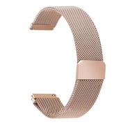 MURVE Bracelet à boucle milanaise pour Samsung Galaxy Watch 5/4 44mm 40mm/5 Pro/4 classique/actif 2 20mm/22mm, pour Huawei Gt 2/2e/3/4/5 Pro(Rose gold,22mm)