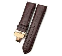 MURVE Bracelet de montre à extrémité incurvée de 22 mm, 23 mm, 24 mm pour bracelet de montre T035617 en cuir de vache pour homme, 22mm, Agate