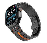 MURVE Bracelet de montre en acier inoxydable Explore Iron-Man pour Apple Watch Band S10 46 mm S10 42 mm Ultra 49 mm 45 mm 44 mm, S10 46mm, Agate