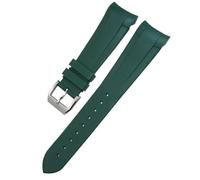 MURVE Bracelet de montre en caoutchouc et Silicone, 22mm 20mm, pour Tudor Heritage Black Bay 1958 Pelagos, Bracelets de sport étanches noirs(Green Pin,20mm)