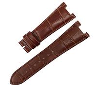 MURVE Bracelet de montre en cuir véritable pour Patek Philippe 5711 5712G Nautilus montres hommes et femmes Encoche spéciale 25 mm x 12 mm, 25-12mm, Agate