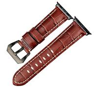 MURVE Bracelet en cuir pour Apple Watch 49 mm 45 mm 41 mm 44 mm 40 mm 42 mm 38 mm Series 8 7 SE 6 5 4 3 2 bracelets de montre, 42/44/45/49mm, Agate