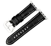 MURVE Bracelet en cuir pour Apple Watch 49 mm 45 mm 41 mm 44 mm 40 mm 42 mm 38 mm Series 8 7 SE 6 5 4 3 2 bracelets de montre, 42/44/45/49mm, Agate