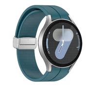 MURVE Bracelet en Silicone d'origine pour Samsung Galaxy Watch 6 Cassic 43mm 47mm 5pro 45mm Montre Fe 4 5 6 7 40 44mm Bracelet Magnétique Bracelet Bracelet, For Watch 4 Series, Dark Blue-S, agate