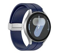 MURVE Bracelet en Silicone d'origine pour Samsung Galaxy Watch 6 Cassic 43mm 47mm 5pro 45mm Montre Fe 4 5 6 7 40 44mm Bracelet Magnétique Bracelet Bracelet, For Watch 5 Series, Midnight Blue-S, agate