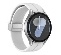 MURVE Bracelet en Silicone d'origine pour Samsung Galaxy Watch 6 Cassic 43mm 47mm 5pro 45mm Montre Fe 4 5 6 7 40 44mm Bracelet Magnétique Bracelet Bracelet, Watch 7 40 44, Blanc-S, agate