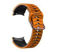 MURVE Bracelet en Silicone pour montre Samsung 6 5 4, 44mm 40mm/4 classique 46mm 42mm 5pro 45mm, pour Galaxy Watch 6 classique 43 47MM(Black Green,Watch 6 44mm)