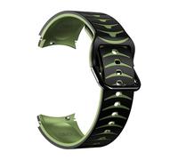 MURVE Bracelet en Silicone pour montre Samsung 6 5 4, 44mm 40mm/4 classique 46mm 42mm 5pro 45mm, pour Galaxy Watch 6 classique 43 47MM(Blue White,Watch 6 40mm)