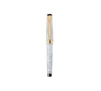 MURVE Coffret cadeau stylo japonais homme et femme exquis haut de gamme calligraphie stylo acrylique (blanc, 0,5 mm)