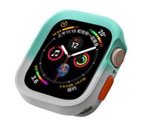 MURVE Coque en TPU pour Apple Watch Series Ultra 49 mm 9 8 7 41 mm 45 mm avec cadre antichoc pour iWatch 6 5 SE 4 40 44 mm(Blue gray,40mm)