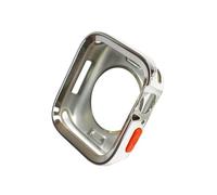 MURVE Coque en TPU pour Apple Watch Series Ultra 49 mm 9 8 7 41 mm 45 mm avec cadre antichoc pour iWatch 6 5 SE 4 40 44 mm(Plating-silver,45mm)