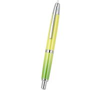 MURVE Lot de 10 stylos plume rétractables à pointe EF/F - Joli design coloré - Stylo à encre en métal pour étudiants (15, EF 0,38 mm)