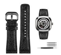MURVE Pour Seven Friday Q2/03/M2/M021/T2 Bracelet de montre en cuir véritable style vintage Diesel montre hommes bracelet en cuir de vache 28 m accessoires, 28mm, Agate