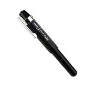 MURVE Stylo de poche léger en alliage d'aluminium ultra fin EF F à pointe fine Noir carbone Pointe Mei Gong 0,5 mm