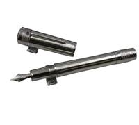 MURVE Stylo plume à bille en fibre de carbone en métal avec pochette