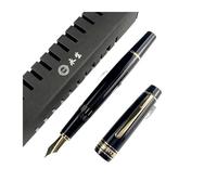 MURVE Stylo-plume à fenêtre avec pointe iridium dorée EF/F - Papeterie - Fournisseur scolaire - Stylo à encre fluide (04, EF 0,38 mm)