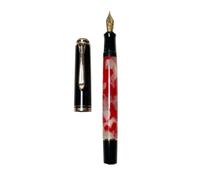 MURVE Stylo plume à piston en acrylique doux et lisse n°5 pour étudiants Pelikan M400/405 Stylo cadeau (E,Schmidt M (0,7 mm)