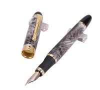 MURVE Stylo-plume de luxe bleu éblouissant en métal pour fournitures de bureau, fournitures scolaires (09)